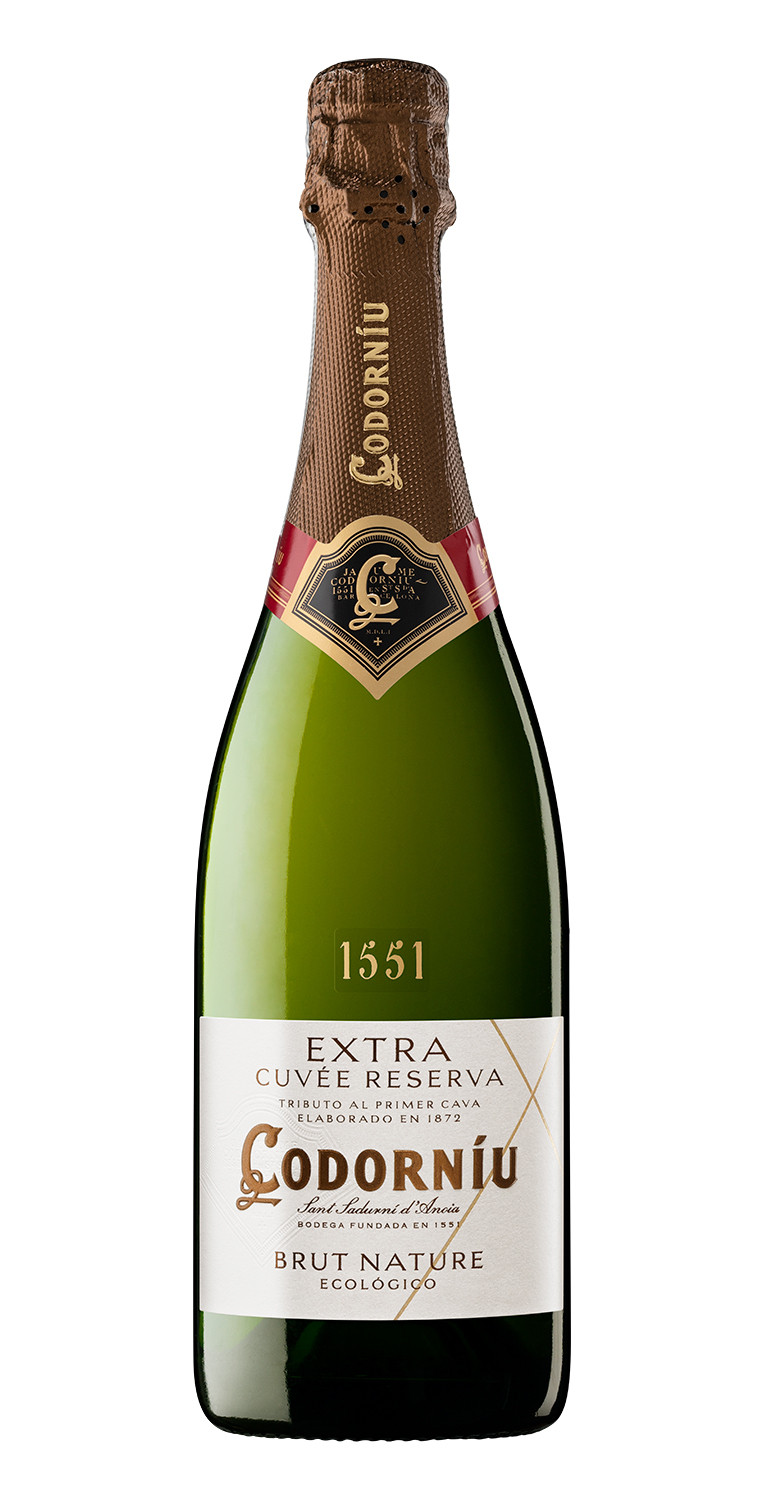 Bouteille de Codorníu Extra Brut Nature Reserva Ecologic Cava