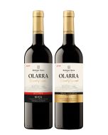 Bouteilles de Olarra Cuvée Especial Gran Reserva 2019 et Olarra Cuvée Especial Reserva 2020